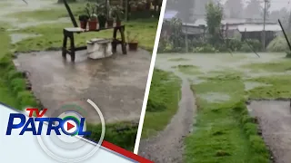 Ulan na may butil ng yelo naranasan sa ilang bahagi ng Baguio District sa Davao City | TV Patrol