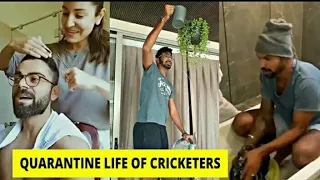 Quarantine life of cricketers || Ft. Virat Kohli , Rohit Sharma, shikhar dhawan , yuzi chahal,pandya