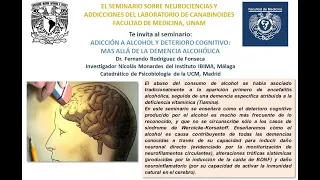 05 - Adicción al alcohol y deterioro cognitivo - Dr. Fernando Rodríguez de Fonseca