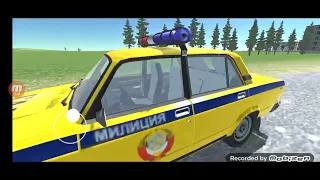 (sovet car simulator) рж  устроился в милицию