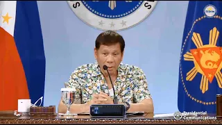 President Duterte's recorded message to the nation | Monday, April 19