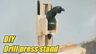 Drill press stand homemade | DIY woodworking