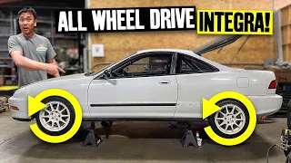 AWD Swapping an Integra Using Honda Parts: CRV 5 Speed and Hubs for Suppy’s Integra!