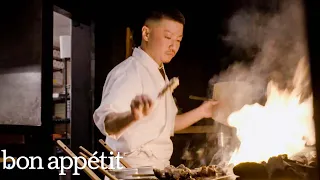 14 Seats, 16 Courses, 1 Chef: A Day With The Yakitori Master at Kono | On The Line | Bon Appétit