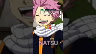 Ending this anime debat (spin the wheel) Deku VS Natsu #anime #Deku #natsu