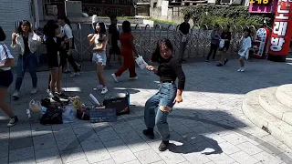 NEW BUSKER. BLACKPINK 'KILL THIS LOVE' COVER. PRETTY GOOD ON HOT SUMMER DAY.