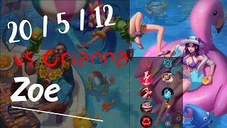 Zoe MID vs Orianna - Challenger Replay KR