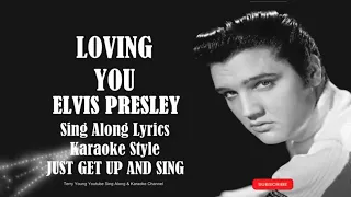 Elvis Presley Loving You (HD) Sing Along Lyrics