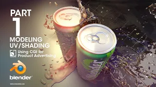 CGI for Product Advertising  Using Blender 3D - Part 1 Modeling The Can