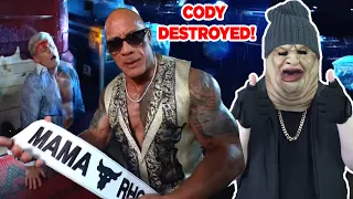 The Rock Brutally Attacks And Destroys Cody Rhodes! - WWE Raw 3/25/24 (BDF)