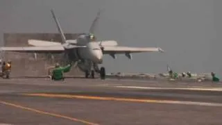 F-18 Cat Shot off the USS Theodore Roosevelt