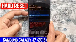 Samsung J7 6 Hard Reset | samsung galaxy J7 hard reset/pattern unlock