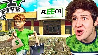 ROBANDO un BANCO como un NIÑO en GTA 5! (Mods)