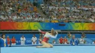 Sandra Izbasa (ROM) Qualifications FX Beijing Olympics Games 2008