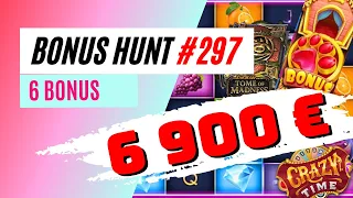 BONUS HUNT #297 : 6 900€ et 6 bonus (BEx192)