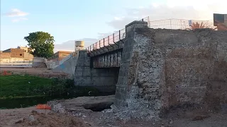 Ferrocarril Central: Obras por Paso Molino en las fiestas. 03/01/2023