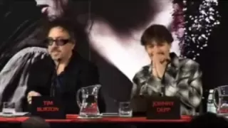 Johnny Depp laughing