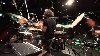 Simon Phillips_sound check @ COTTON CLUB, Tokyo, JAPAN.