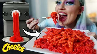 I bought a Pasta Maker and made Custom Hot Cheeto Pasta (of course)