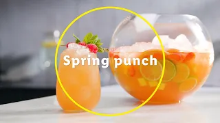 Früchtebowle Rezept: erfrischender Spring Punch für den Frühling