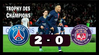 PSG vs Toulouse 2-0 | Trophée des Champions 2023 (Tous les Buts et Temps forts)