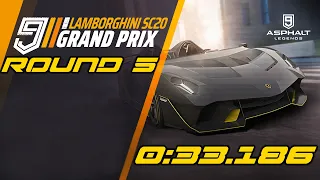 Asphalt 9 GP Lamborghini SC20 (1*) Round 5
