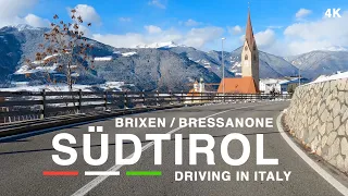 Driving in Italy 🇮🇹 South Tyrol - Plose Funivia to Brixen/Bressanone. 4K