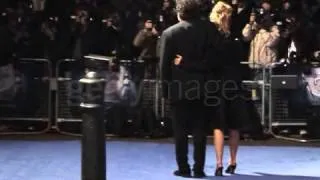 Helena Bonham Carter tripped while posing for photographers