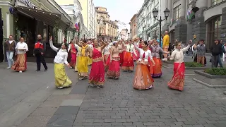 2022 09 11 Маха Харинама (1/4). Maha Harinama in Moscow (1/4)