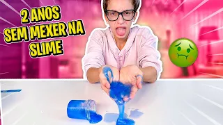 2 ANOS SEM TOCAR NESSAS SLIMES! 100% REAL - EXTREME SLIME MAKEOVER