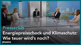 Presseclub: Energiepreisschock und Klimaschutz: Wie teuer wird’s noch?