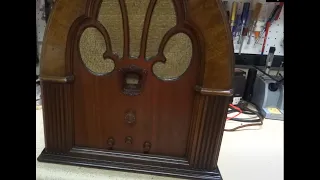 Repair of a 1931 Philco model 70 Cathedral Radio