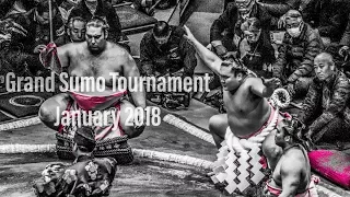 Grand Sumo Tournament January 2018, Tokyo Japan