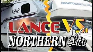 Lance VS Northern Lite Truck Campers -  Exterior Comparison