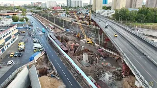 Дмитровский путепровод. Петровско-Разумовская и окрестности. ТПУ Окружная.