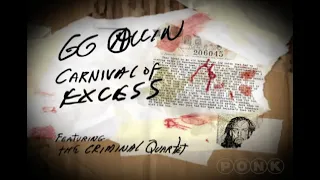 GG Allin Carnival Of Excess (Full Movie)