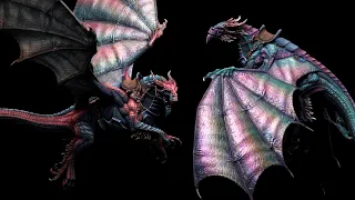 How to paint Metallic / Iridescent Dragon Wings [Warhammer]
