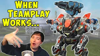 War Robots - When Teamplay Actually Works... WR Fun Gameplay