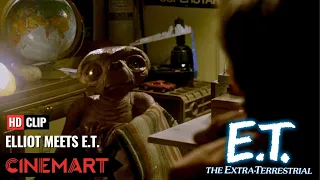 E.T. EXTRA-TERRESTRIAL (1982) | Elliot meets E.T. for the first time