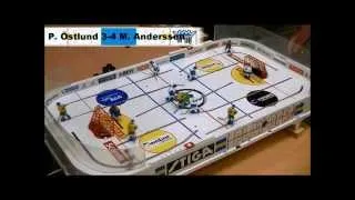 Table hockey-SWE Championship 2013-Final Game2-ÖSTLUND - ANDERSSON