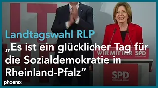 Ansprache von Malu Dreyer (SPD) am Abend der Landtagswahl in Rheinland-Pfalz am 14.03.21