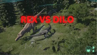 Rexes Are Free Food! - Dilo vs Rex - The Isle