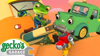 Runaway Caravan Catastrophe! | Gecko's Garage | Trucks For Children | Cartoons For Kids