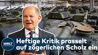 BITTERE TAGE IN BERLIN: Waffen für Ukraine - Druck auf Kanzler Scholz wächst dramatisch | WELT Thema