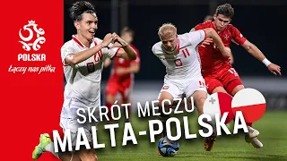 TRUDNA PRZEPRAWA Z MALTĄ. U19: Skrót meczu 🇲🇹Malta  - Polska🇵🇱