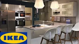 IKEA KITCHEN IDEAS FURNITURE TABLES CHAIRS - SHOP WITH ME SHOPPING STORE WALK THROUGH 4K