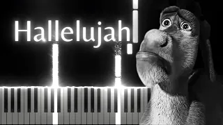 Beginner Piano Tutorial: 'Hallelujah' by Leonard Cohen from Shrek 🎹🍃 - Easy Sheet Music Available!