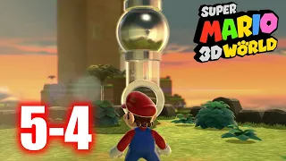 Super Mario 3D World - 5-4 Sprawling Savanna - All Stars & Stamp 100% Gameplay Walkthrough