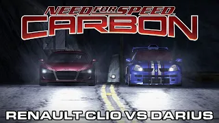 NFS Carbon - Renault Clio V6 vs Darius