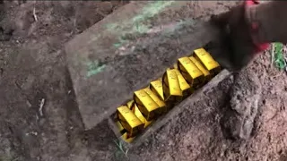 BOX of YAMASHITA TREASURE found #treasure #TREASURE Found FULL OF GOLD BARS AND JEWELRIES' #gold